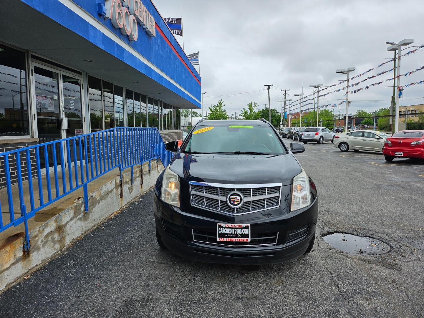 2010 BLACK Cadillac SRX Base (3GYFNGEY6AS) with an 3.0L V6 DOHC 24V engine, 6-Speed Automatic transmission, located at 7600 S Western Ave., Chicago, IL, 60620, (773) 918-3980, 0.000000, 0.000000 - Photo#2